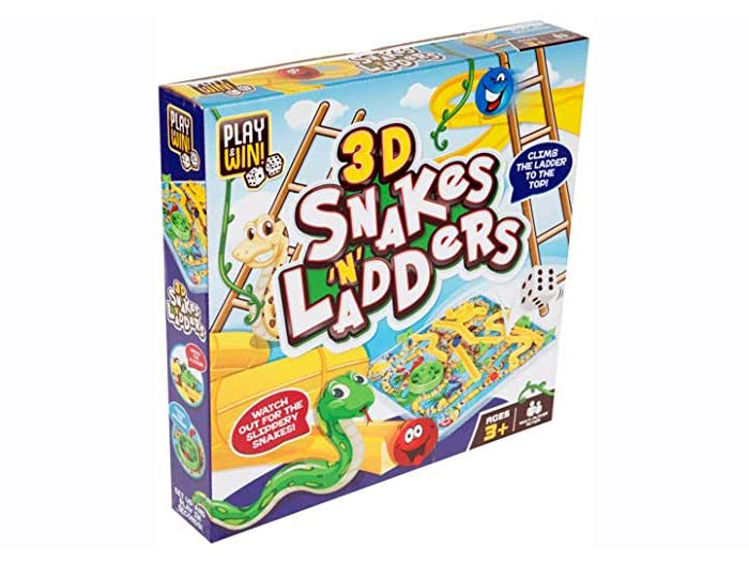 Picture of 3494- 3D SNAKES N LADDERS THE GREAT FUN FAMILY GAME